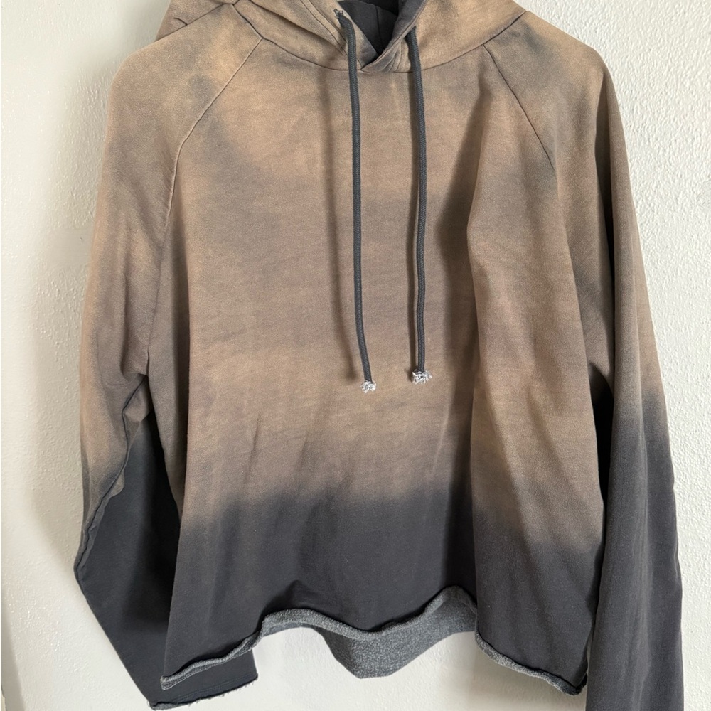 Women’s BDG Gradient Tan and Black Hoodie Sz S